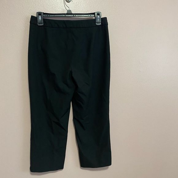 TALBOTS black cropped pants 4 petite - Picture 5 of 6